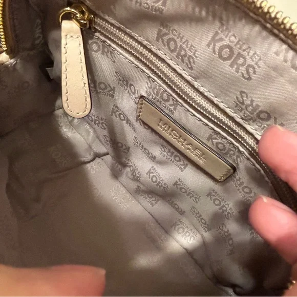 MICHAEL Michael Kors Metallic Gold Cindy Dome Satchel Bag